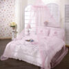 pink mosquito net