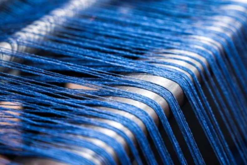 thread blue yarns