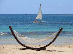 hammock with stand.