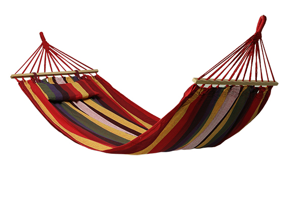 indoor hammock bed with pillow