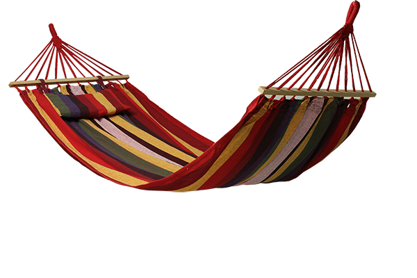 indoor hammock bed with pillow